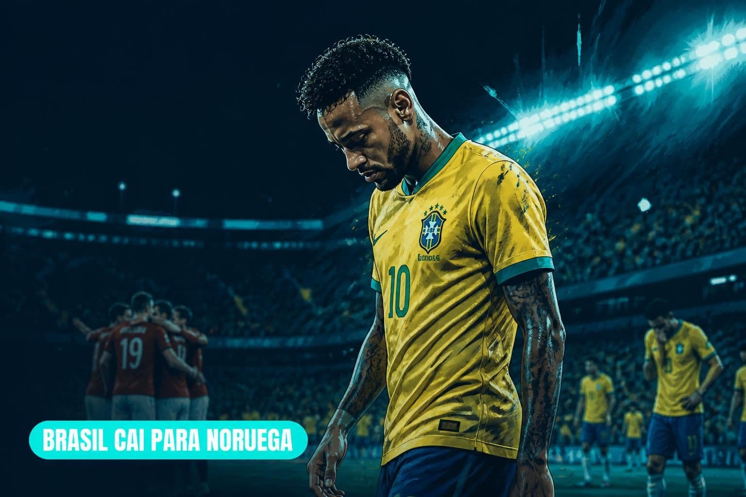 Brasil perde para a Noruega e tem pior jogo da era Ancelotti