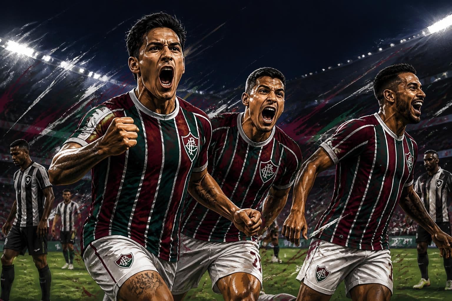 Fluminense empata com Botafogo em clássico intenso
