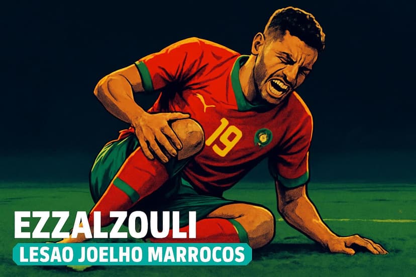 Ezzalzouli duvida na Copa: lesão no joelho de destaque marroquino