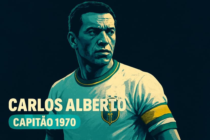 Carlos Alberto perde braçadeira antes de 1970