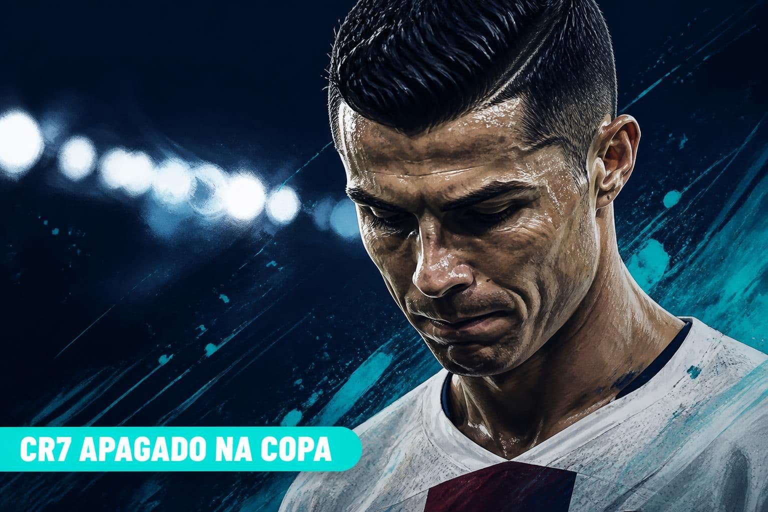 Cristiano Ronaldo decepciona em estreia na Copa do Mundo