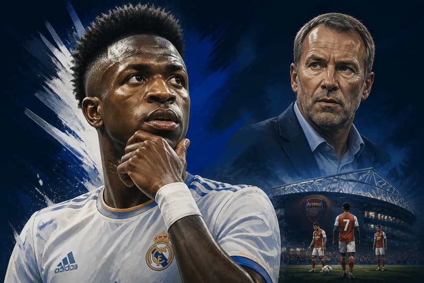 Vini Jr usa Arsenal para renovar com Real Madrid