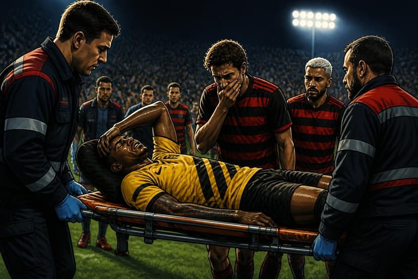 Carlinhos lesiona cabeça e deixa campo em jogo do Athletic