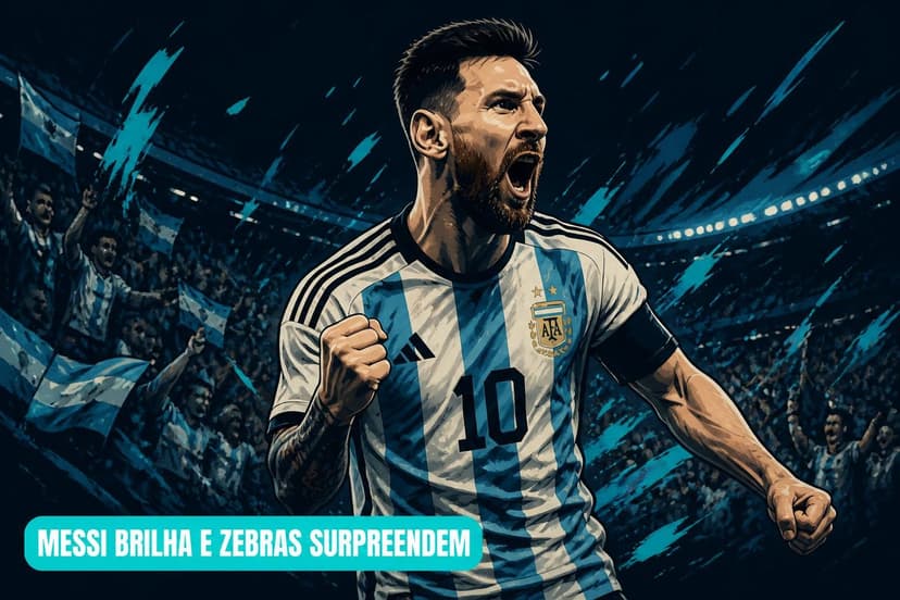 Copa 2026: Messi brilha e potências decepcionam na estreia