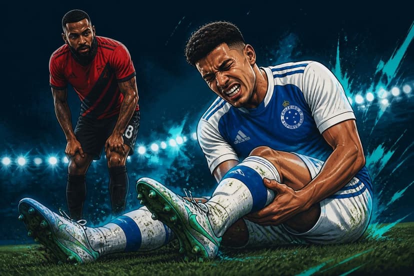 Jonathan Jesus lesão Cruzeiro: zagueiro perde jogos contra Athletico-PR