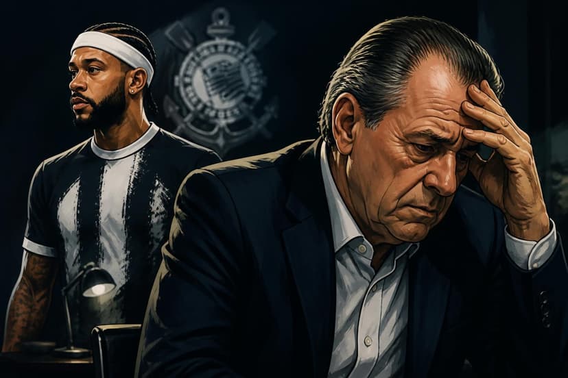 Presidente do Corinthians sofre ameaça por Memphis Depay