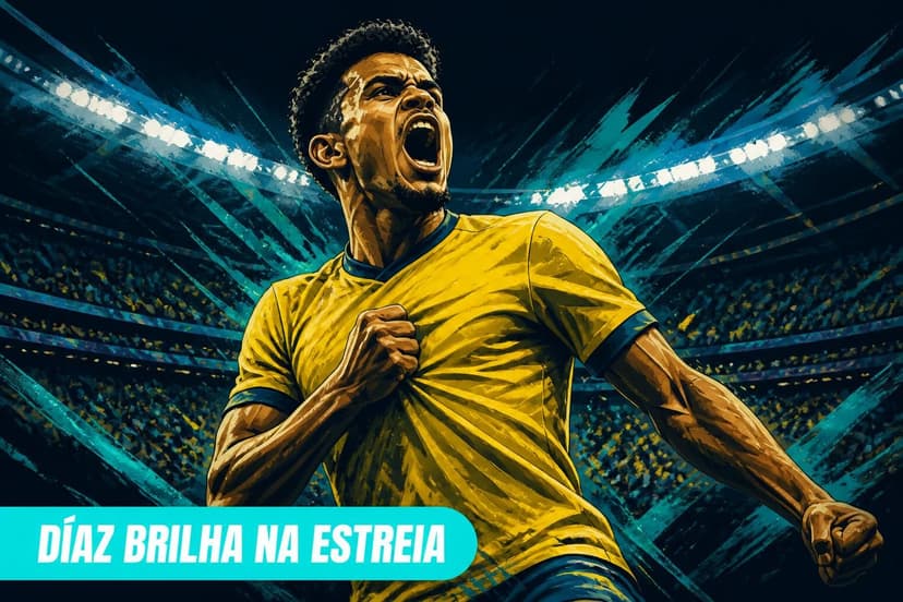 Luis Díaz brilha e Colômbia vence Uzbequistão na Copa