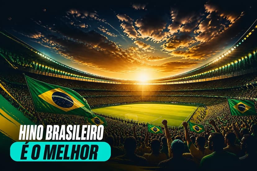 Hino do Brasil é eleito o mais bonito da Copa