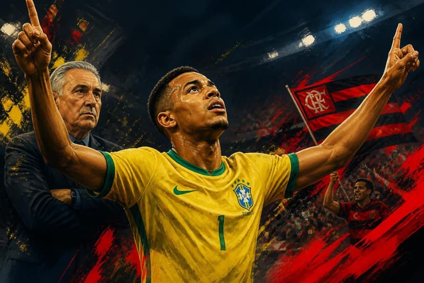 Samuel Lino convocado e lidera artilharia do Flamengo