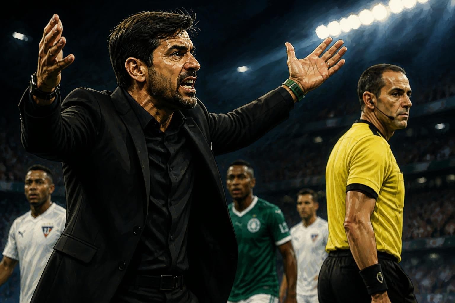 Abel Ferreira expulso por 15ª vez no Palmeiras na Libertadores