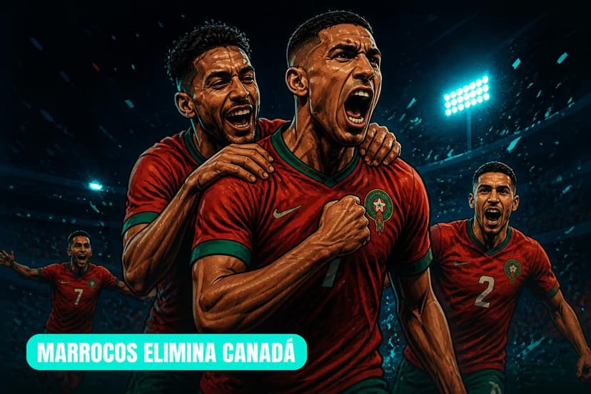 Marrocos vence Canadá e avança nas quartas da Copa 2026