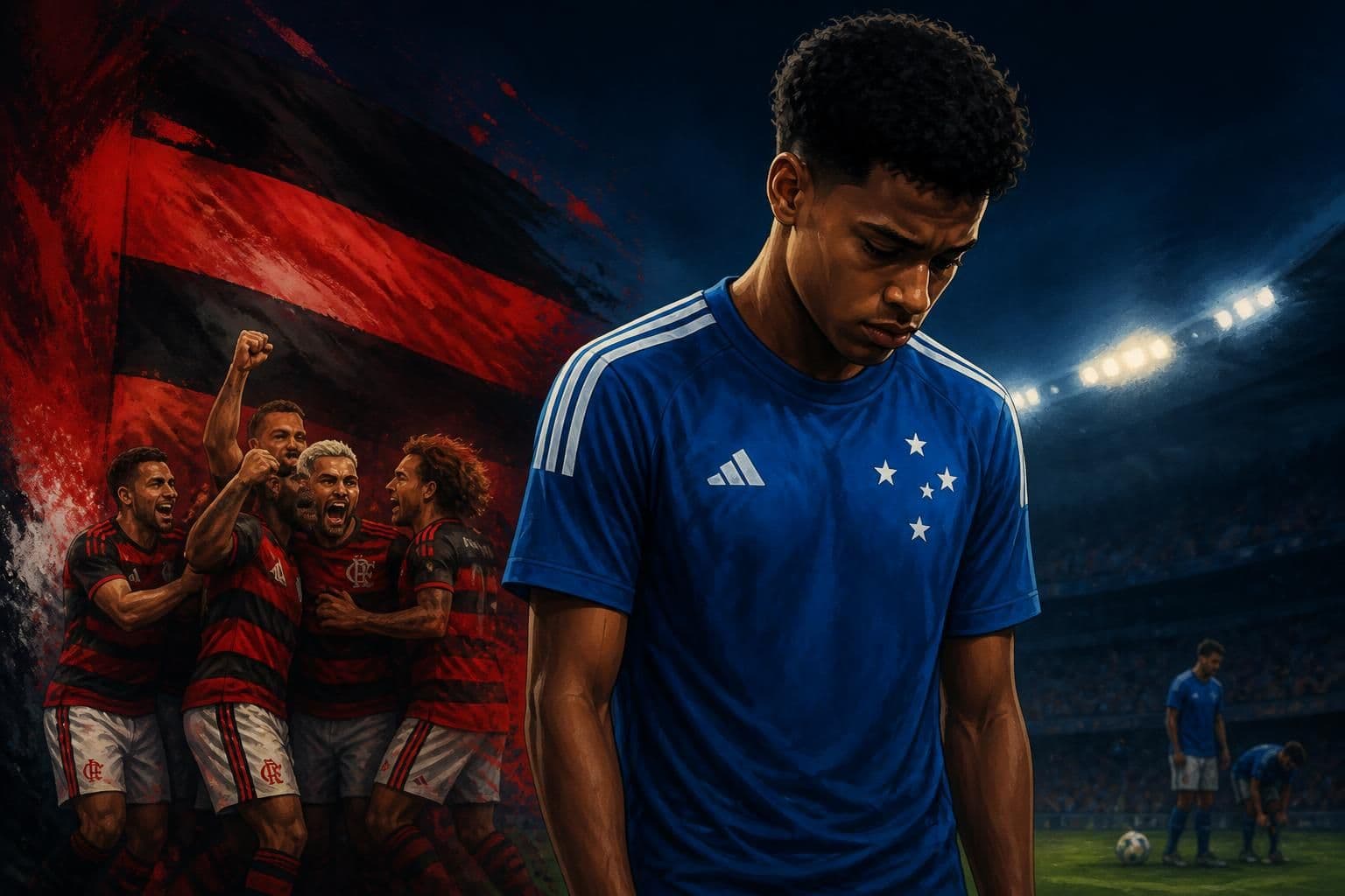 Jogador do Cruzeiro posta foto com camisa do Flamengo