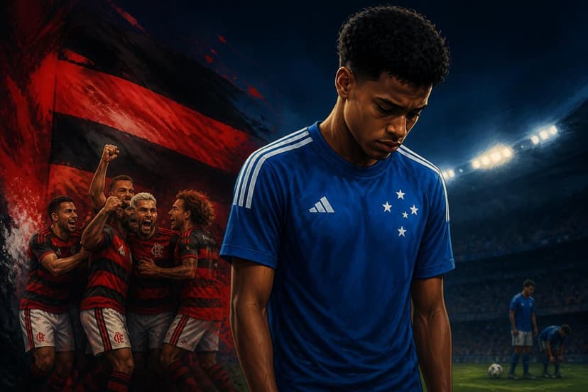 Jogador do Cruzeiro posta foto com camisa do Flamengo