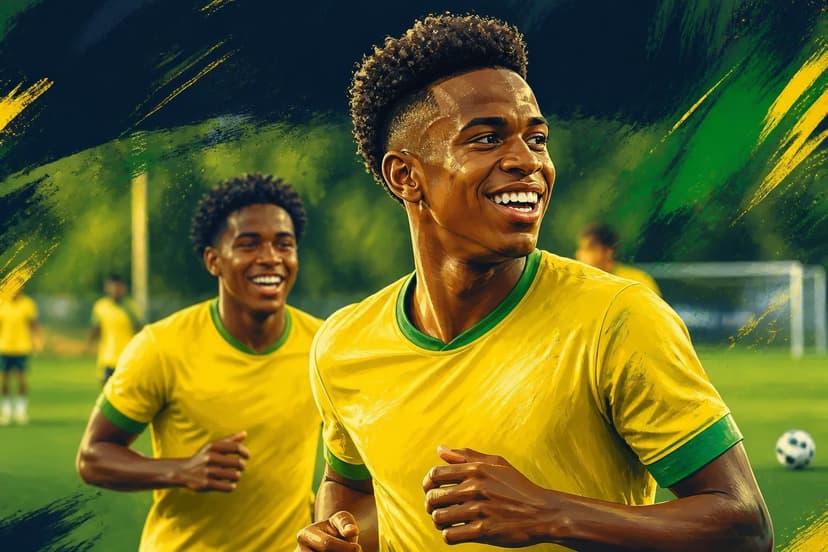 Estêvão volta à Seleção Brasileira e fala de Endrick