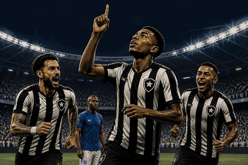 Botafogo vence Cruzeiro no Mineirão com gol de Justino