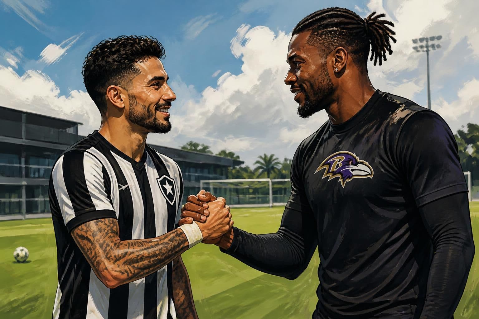Ravens elogiam CT do Botafogo durante estadia no Rio