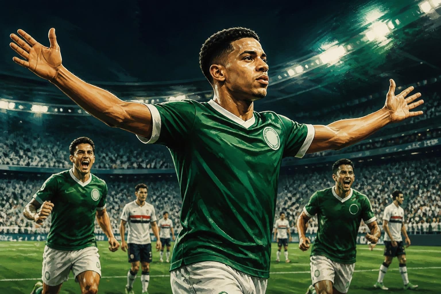 Vitor Roque marca e recupera confiança no Palmeiras