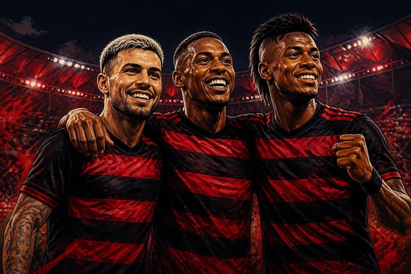 Flamengo anuncia bustos para Arrascaeta e Bruno Henrique