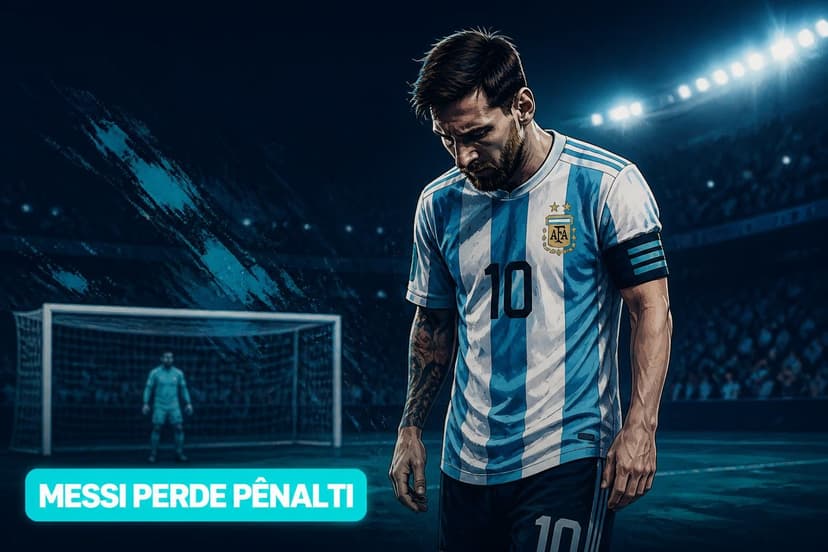Messi perde pênalti e Argentina tem 8 cobranças desde 2022