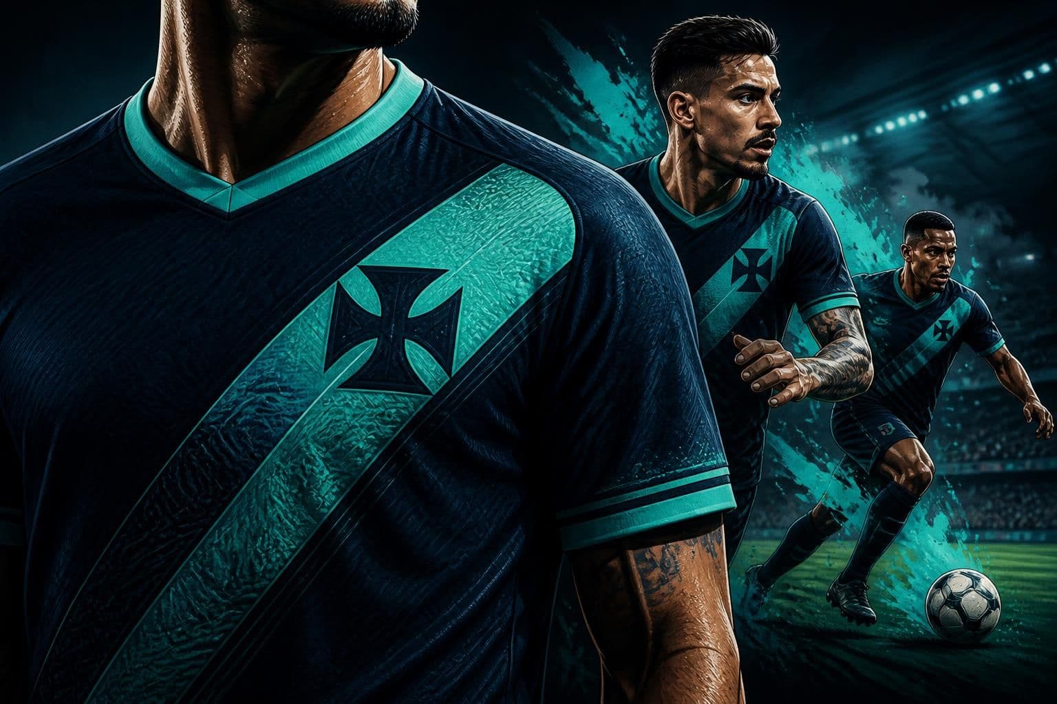 Terceiro uniforme do Vasco vence enquete de beleza