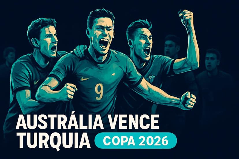 Austrália vence Turquia por 2x0 e divide liderança na Copa