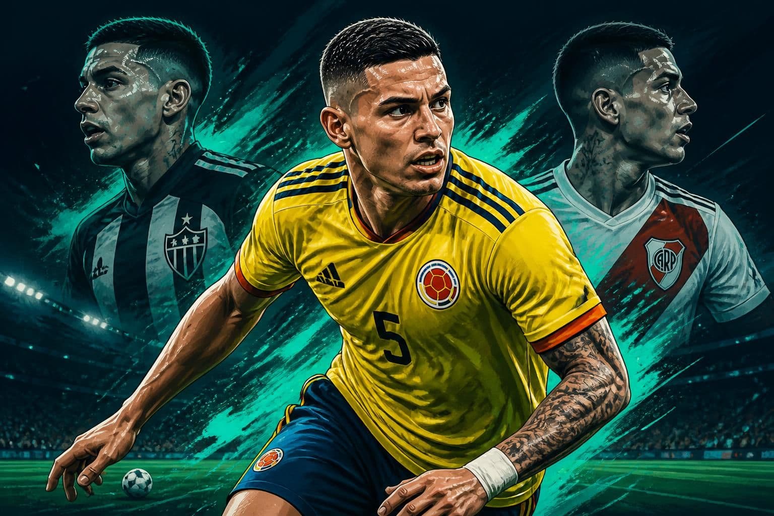 Atlético-MG avança para contratar Kevin Castaño do River