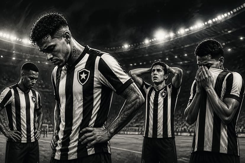 Botafogo perde eficiência e corre risco no Brasileirão pós-Copa