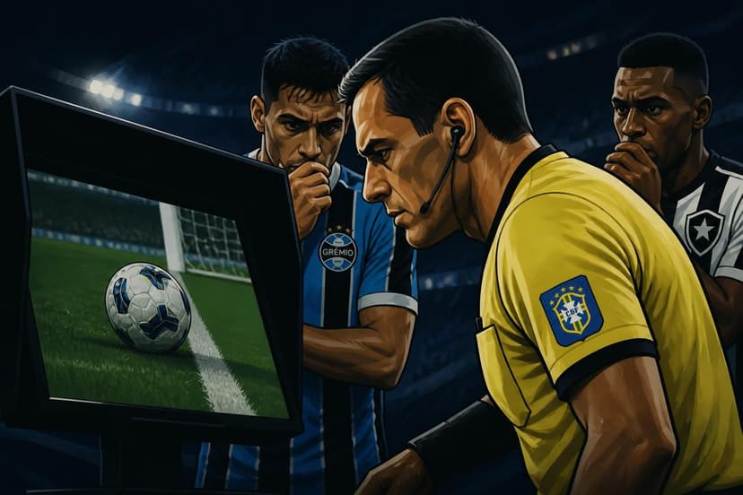 CBF divulga áudio do VAR em gol anulado do Grêmio