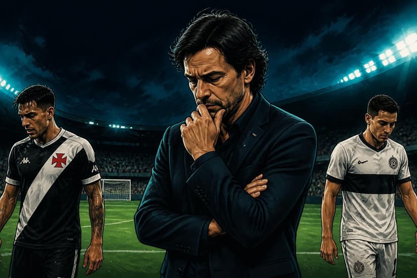 Pedro Emanuel lamenta empate do Vasco na Sul-Americana