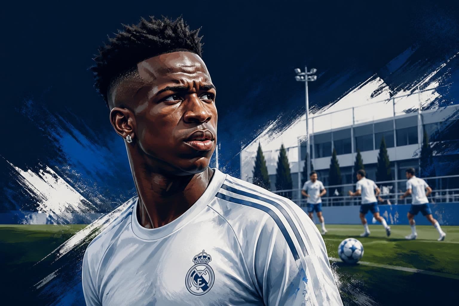 Vini Jr. reduz pedida salarial para renovar com Real Madrid