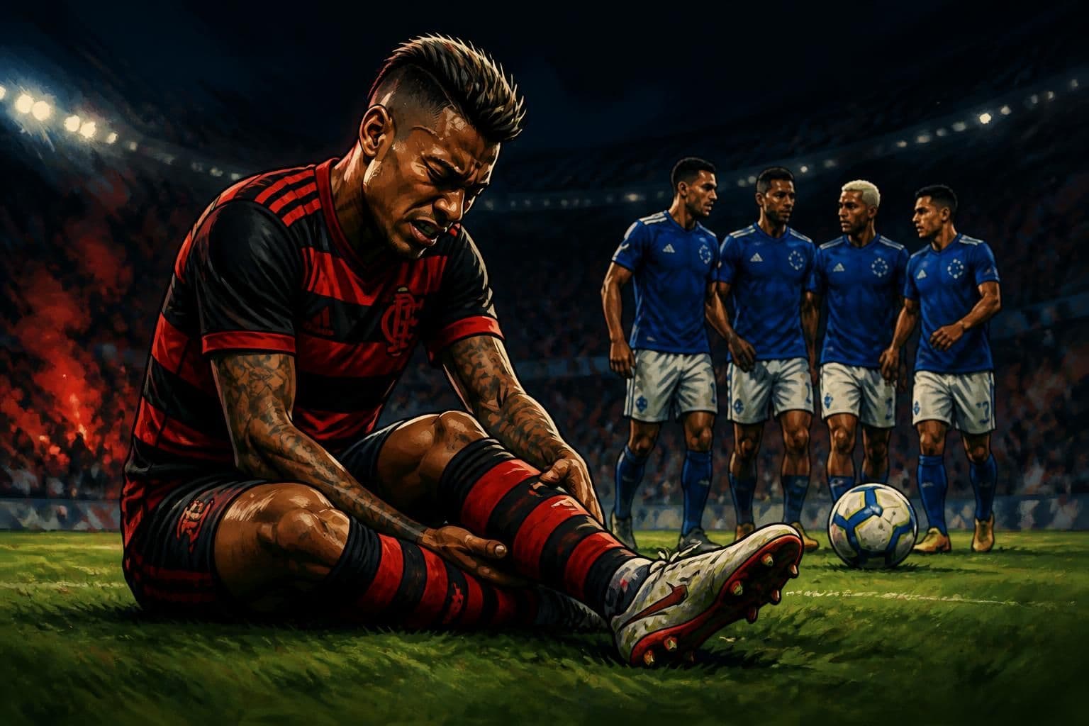 Bruno Henrique é dúvida no Flamengo para Libertadores