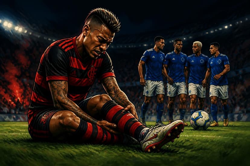 Bruno Henrique é dúvida no Flamengo para Libertadores
