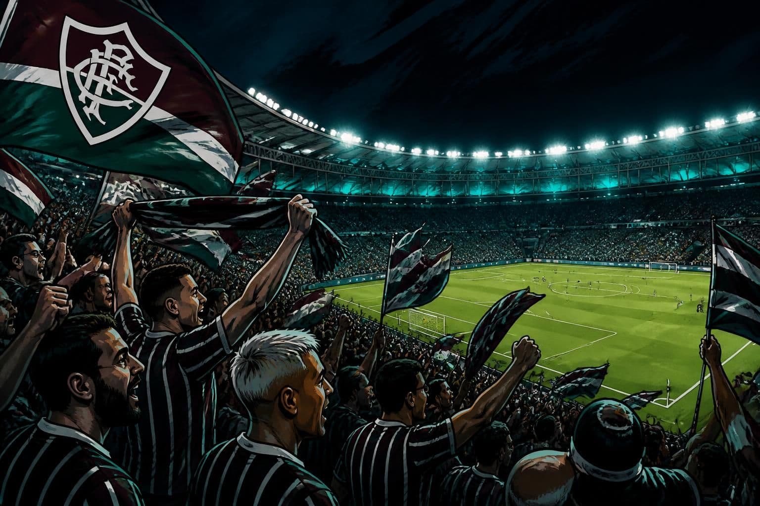 Fluminense prepara festa para jogo contra Platense na Libertadores