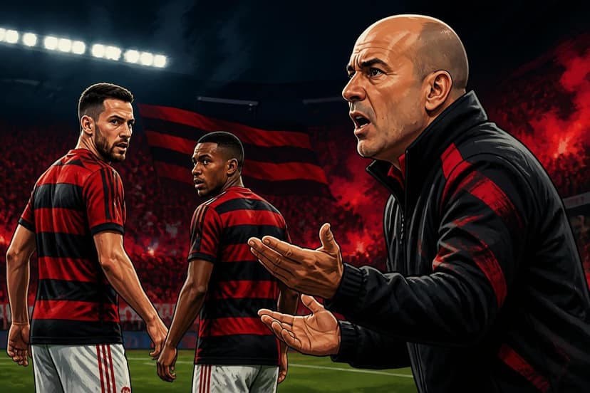Jardim critica postura do Flamengo no empate