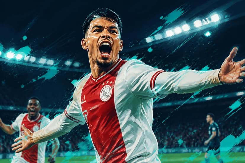 Marcos Leonardo marca primeiro gol pelo Ajax