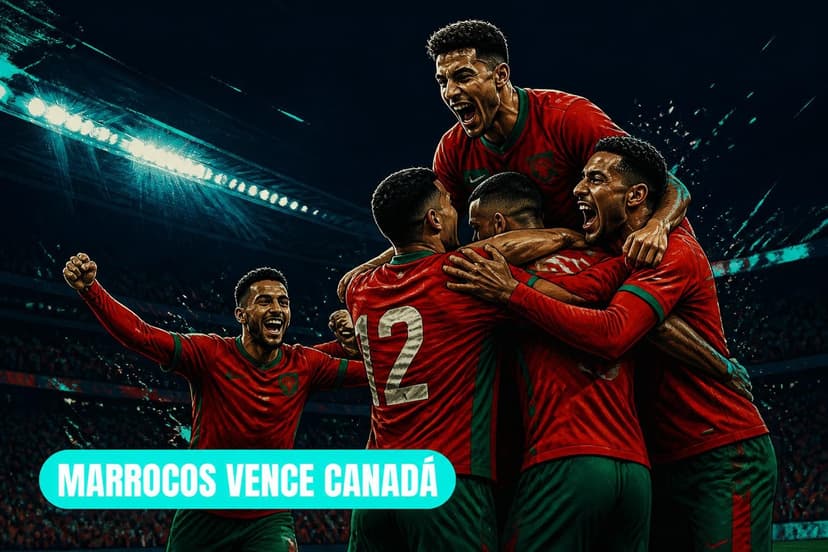 Marrocos vence Canadá por 3x0 e vai às quartas da Copa do Mundo 2026