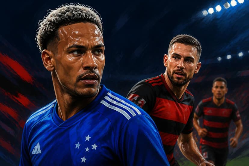 Matheus Pereira e o lance polêmico de Flamengo x Cruzeiro