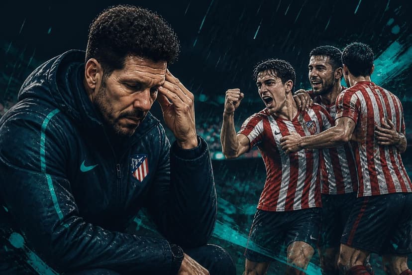 Atlético de Madrid perde para o Athletic Bilbao por 3 a 0