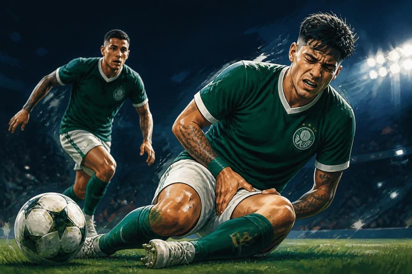 Ramón Sosa sofre lesão e desfalca o Palmeiras