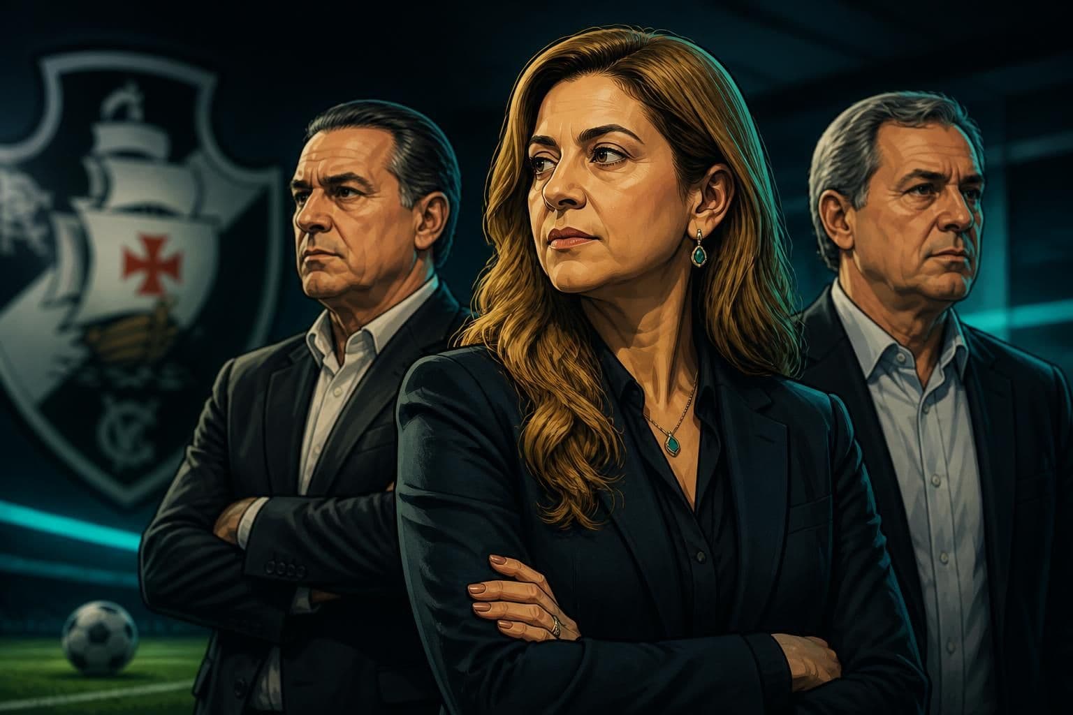 Empresa que comprará o Vasco tem ligação com Leila Pereira