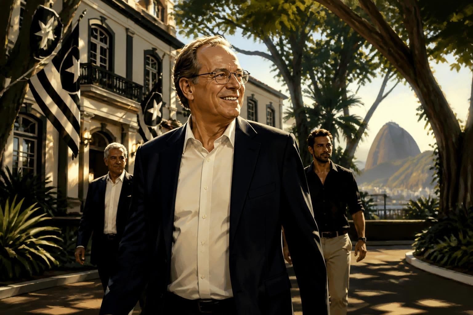 John Textor visita sede do Botafogo e busca diálogo