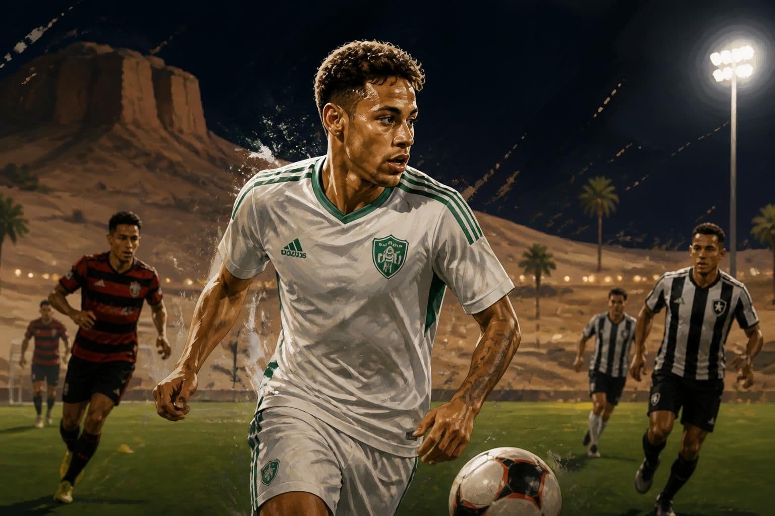 Matheus Gonçalves rejeita volta ao Brasil e segue no Al-Ahli