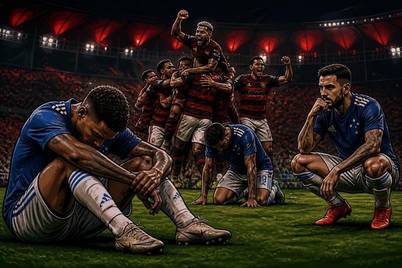 Cruzeiro é eliminado da Libertadores pelo Flamengo