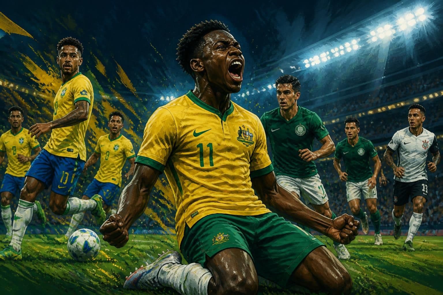 Irankunda marca contra Brasil e cita Palmeiras e Corinthians