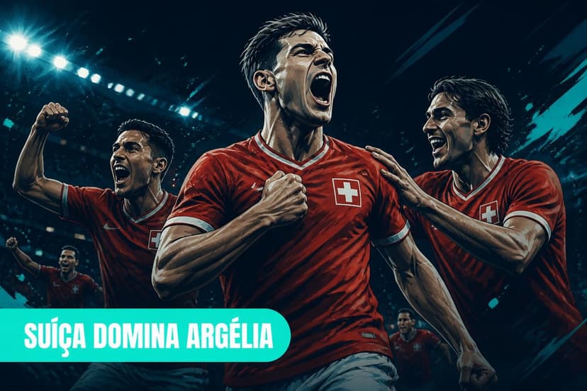 Suíça vence Argélia e avança às oitavas da Copa do Mundo