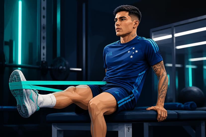Gabriel Pec mostra recuperação de lesão no Cruzeiro
