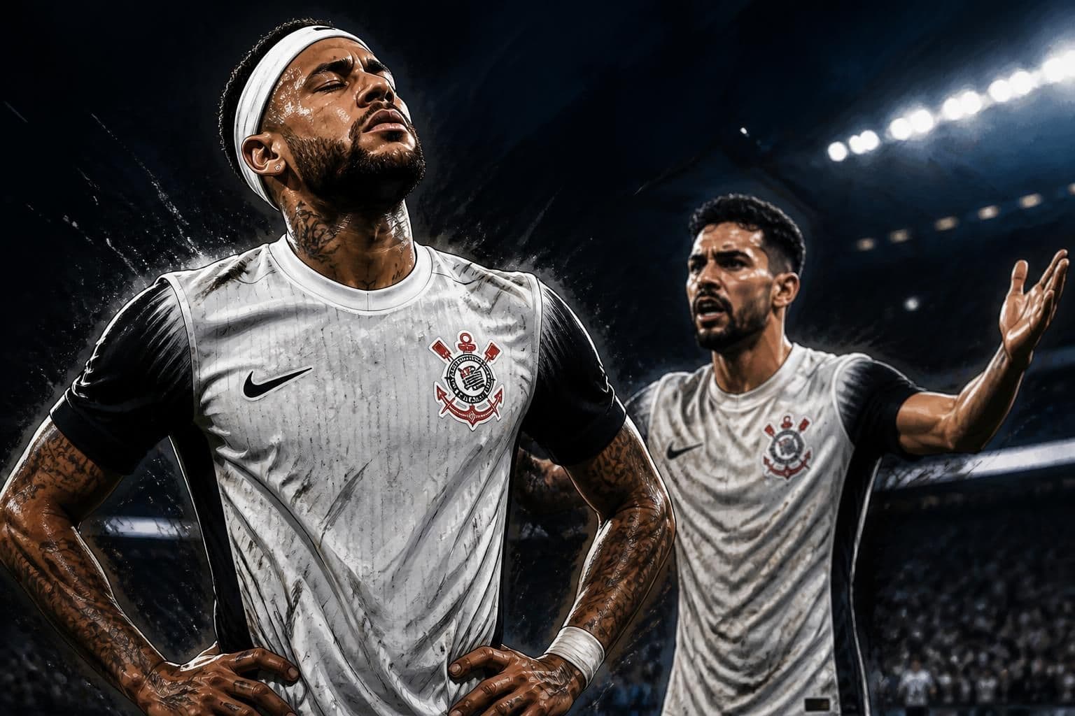 Corinthians enfrenta crise ofensiva com Memphis e zagueiro
