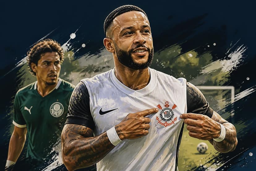 Corinthians renova com Memphis Depay e rebate Palmeiras