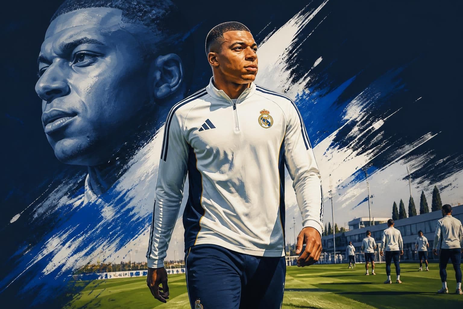 Mbappé volta aos treinos do Real Madrid