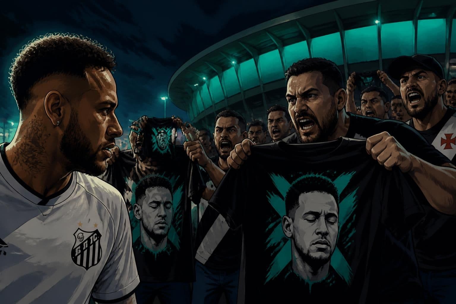 Vasco x Grêmio: Torcedores protestam contra Coutinho com 'Judas'